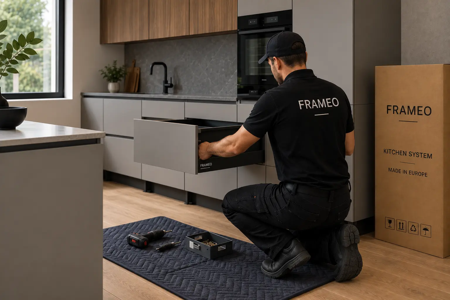 Complete kitchen installation