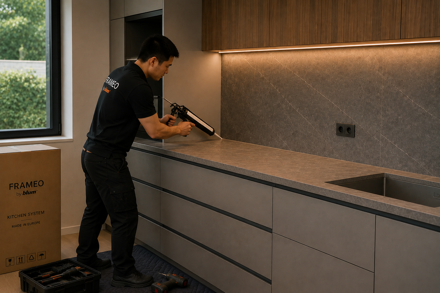 Worktop installation