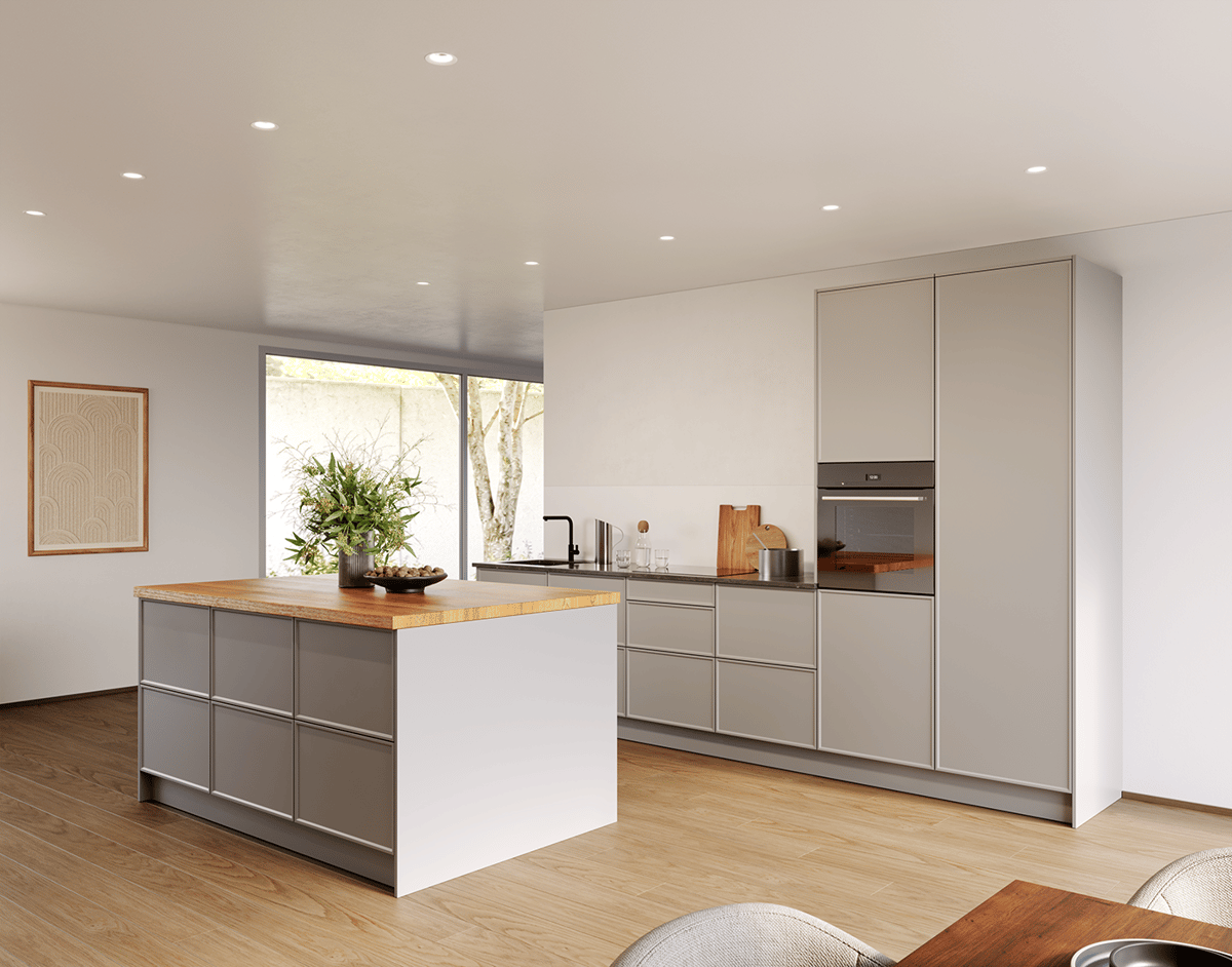 Finished kitchen