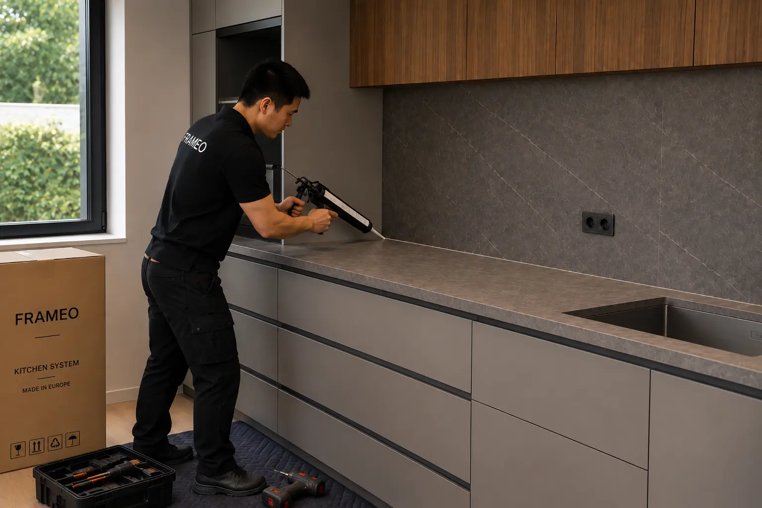 Worktop installation
