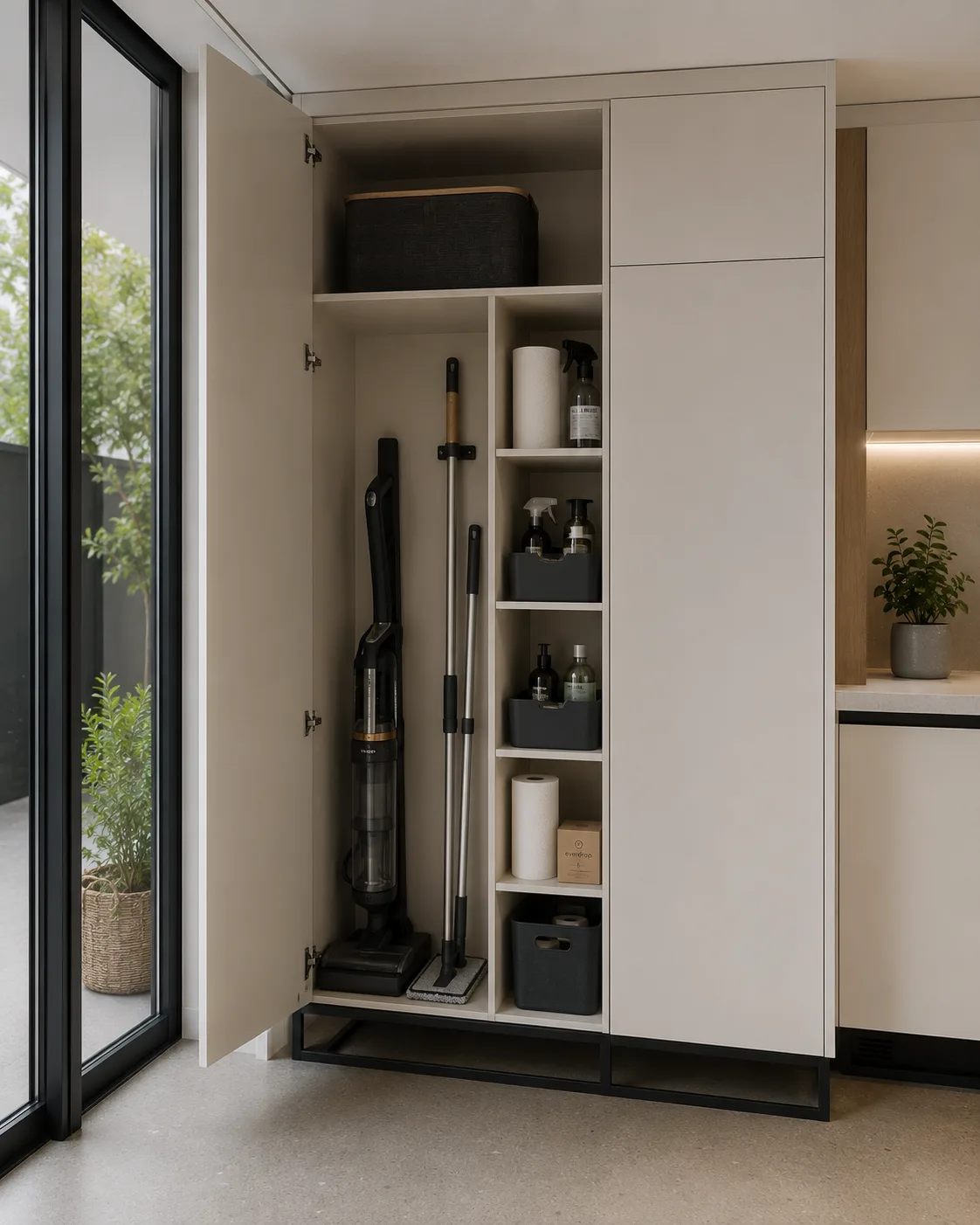 Cleaning storage