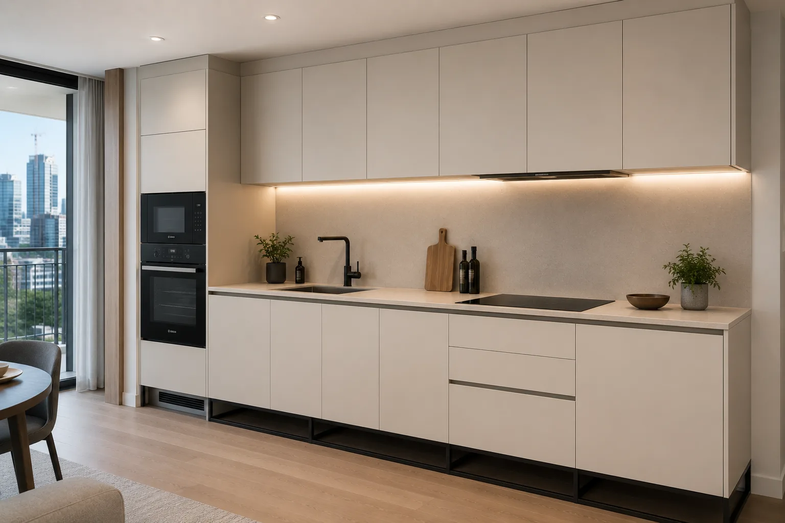 Developer-specification FRAMEO kitchen for apartments