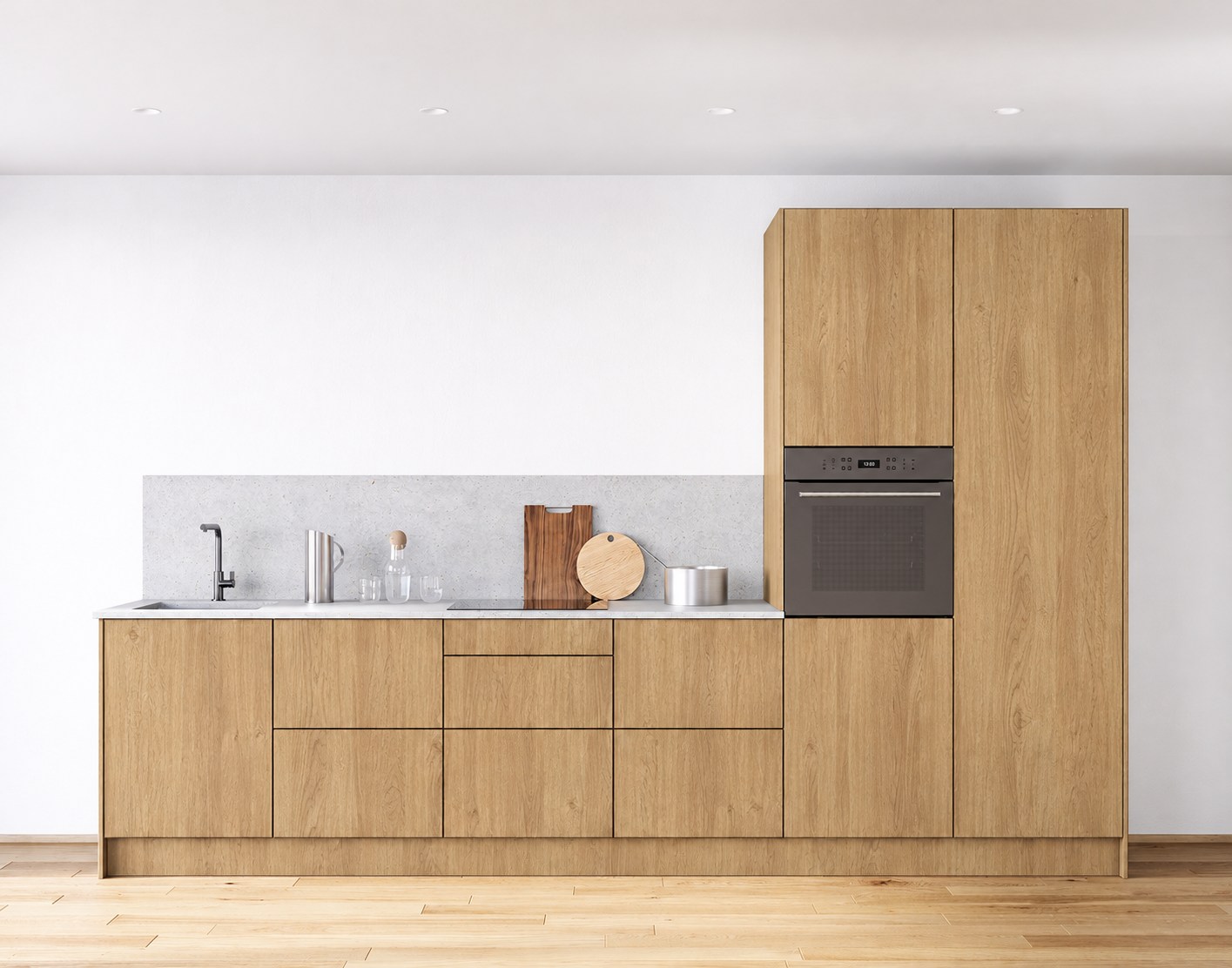 Bari · Aurora Eiche Nachbildung — Kitchen run