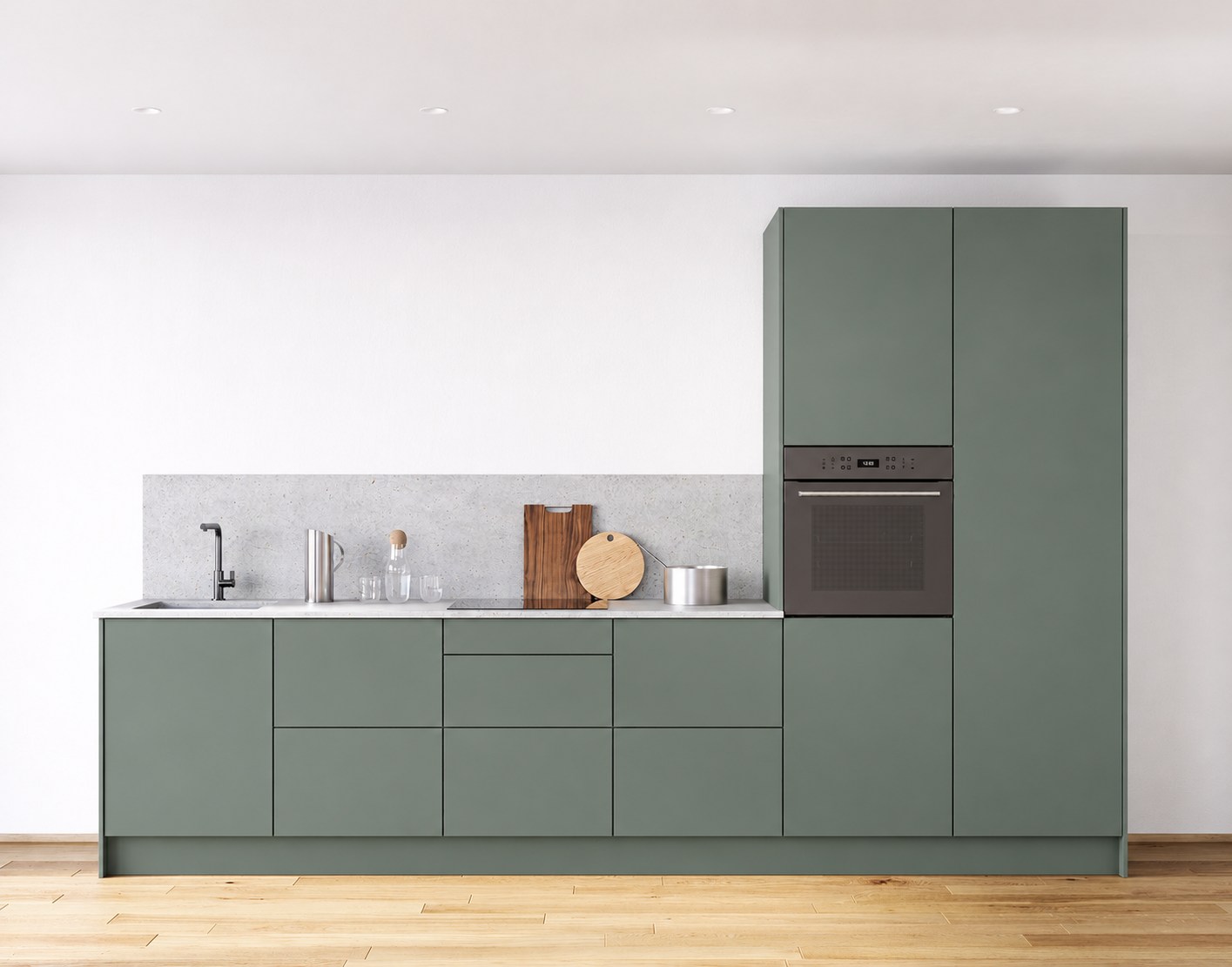 Matera Colour · Eukalyptusgrün matt AFP — Kitchen run