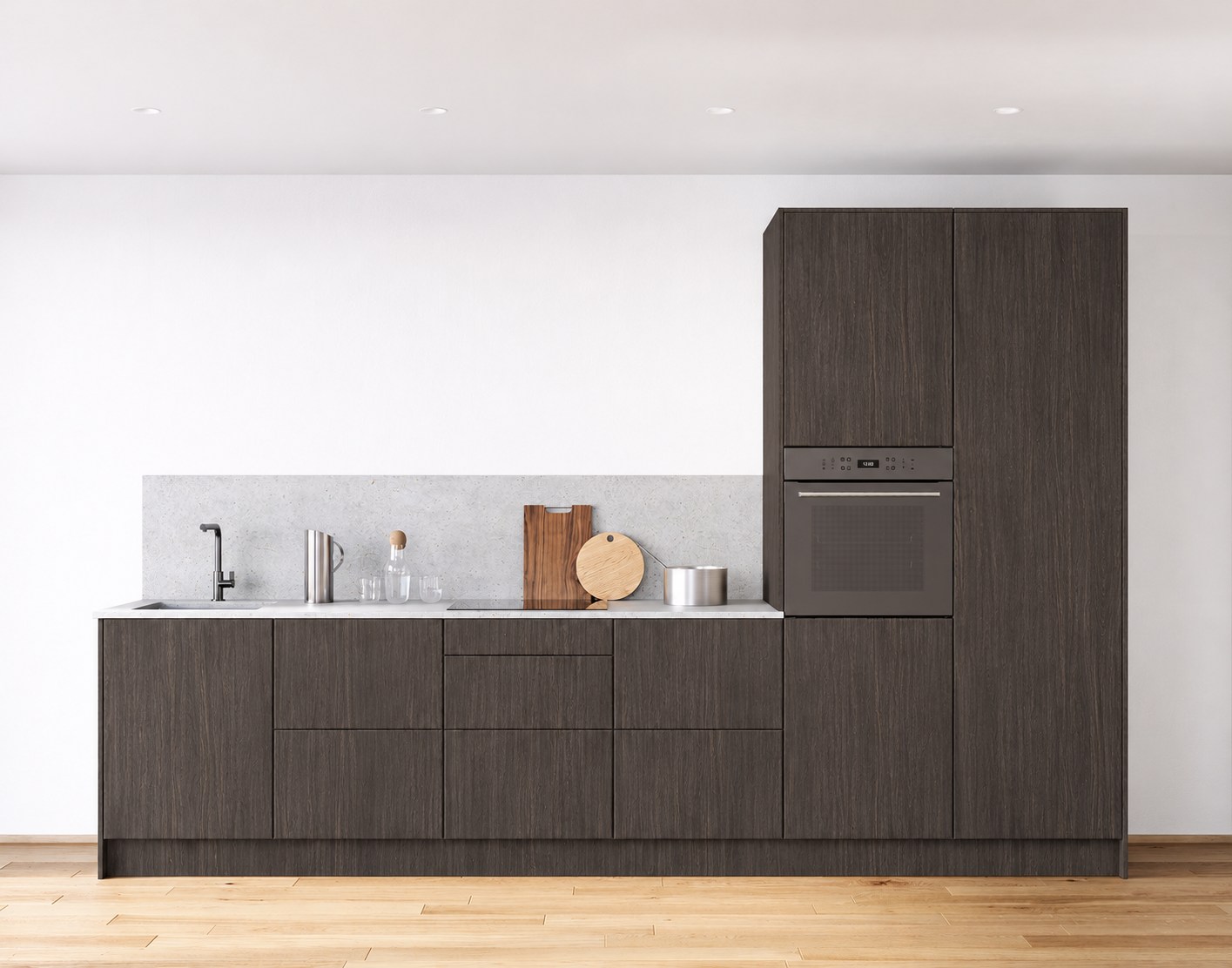Varese · Eiche siena Synchronpore Nachbildung — Kitchen run